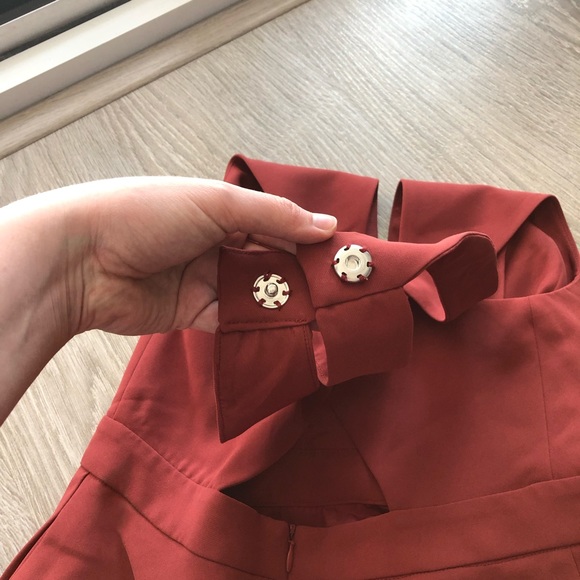 C/ MEO Collective | Maroon Halter Dress - Picture 10 of 12